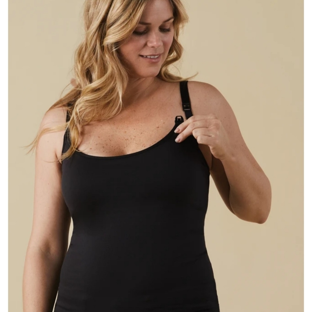 PinkBlush Black Bravado nursing camis/tank tops size Large - NEVER WORN